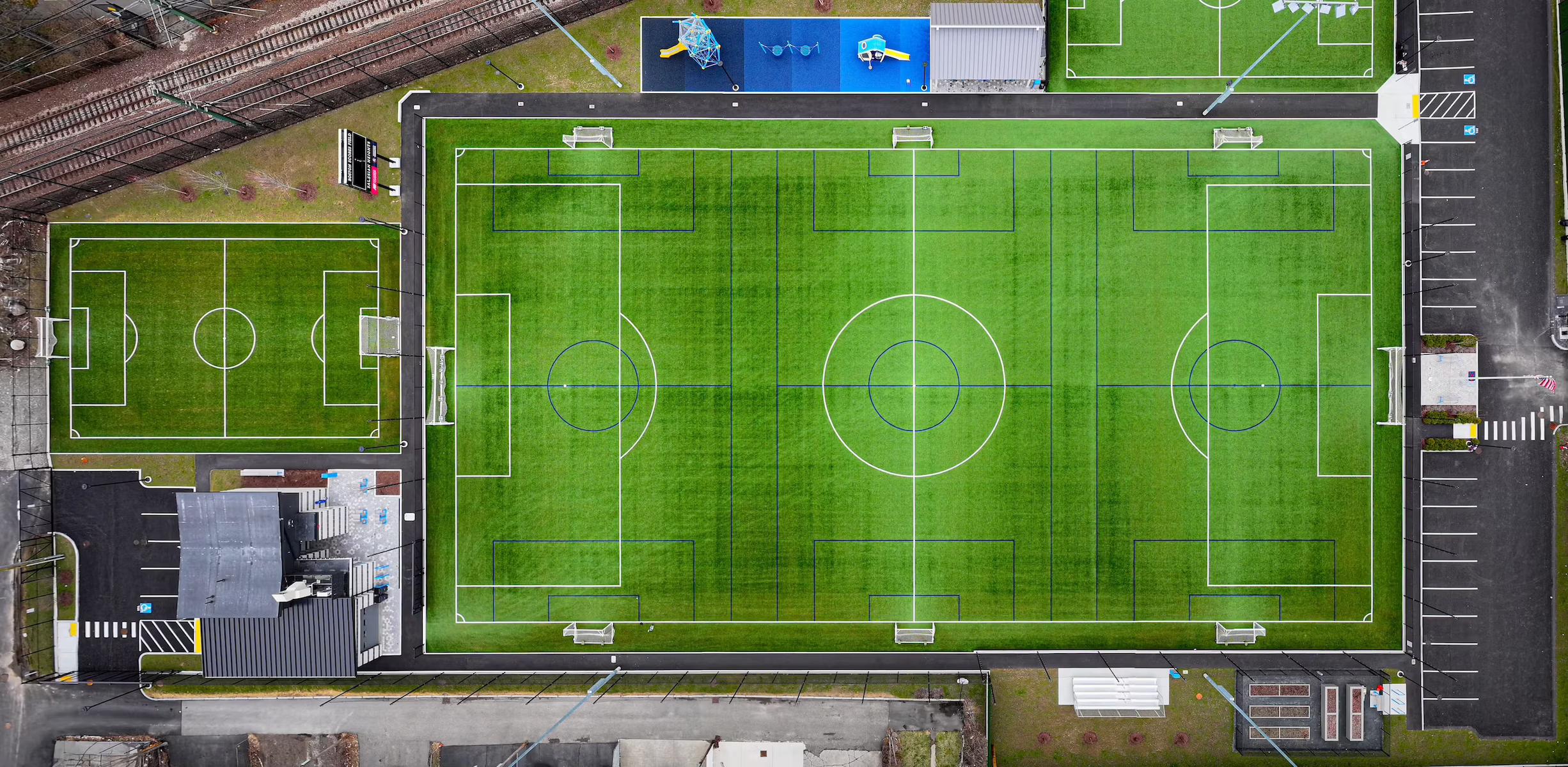 Soccer Pitch from above