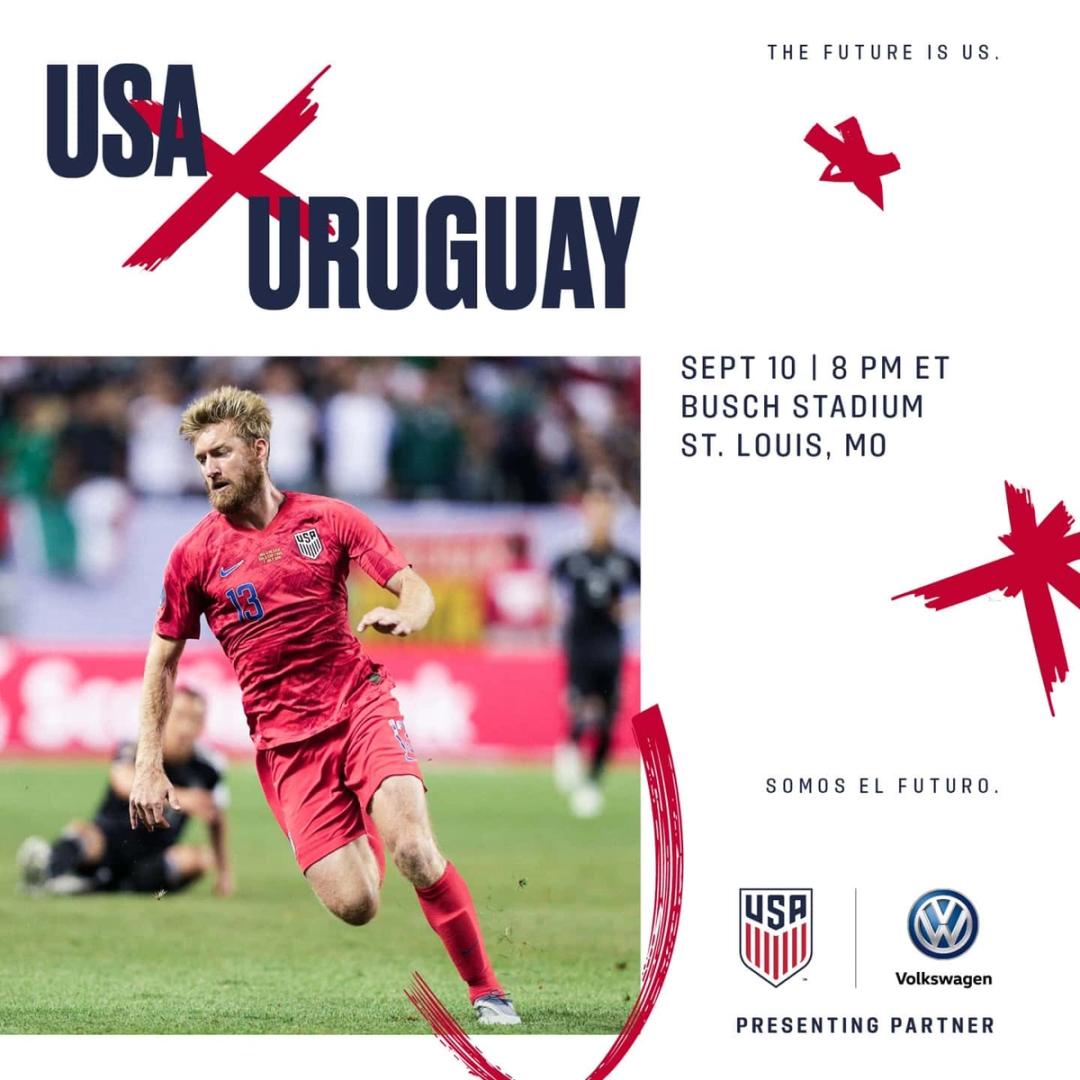 usmnt vs uruguay announced september 10 st louis