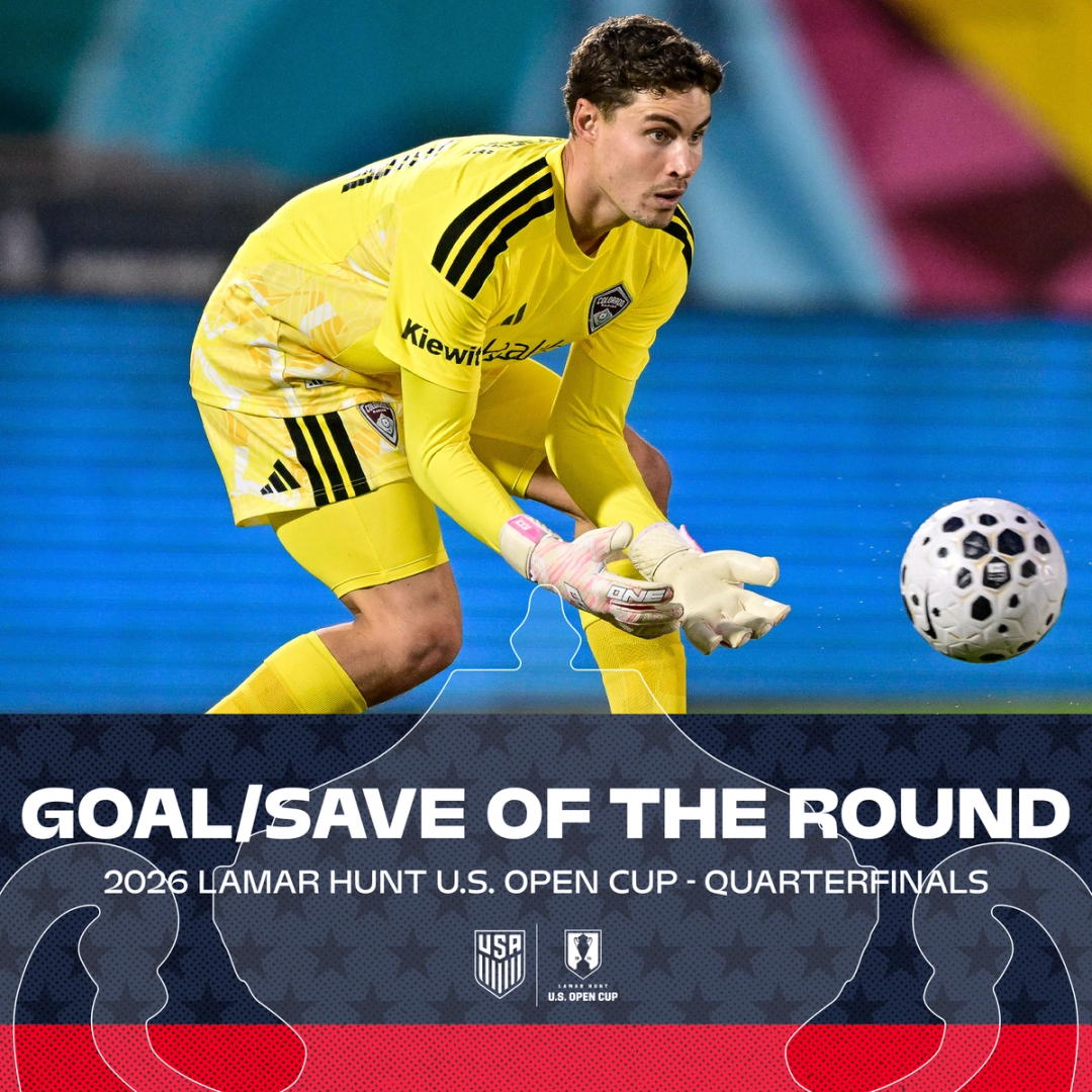 2026 U.S. Open Cup Fan-Voted Goal and Save of the Round Nominees – Quarterfinals