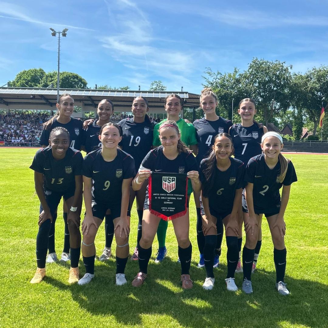 U.S. Under-15 Girls’ National Team Falls to Germany, 2-1