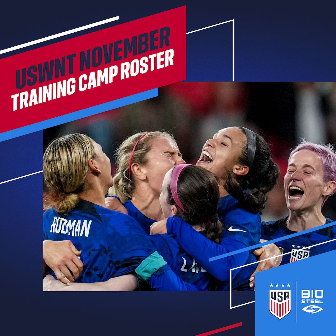 Andonovski Names 24-Player Biosteel Training Camp Roster For November Friendlies Against Germany In Ft. Lauderdale, Fla. And Harrison, N.J.