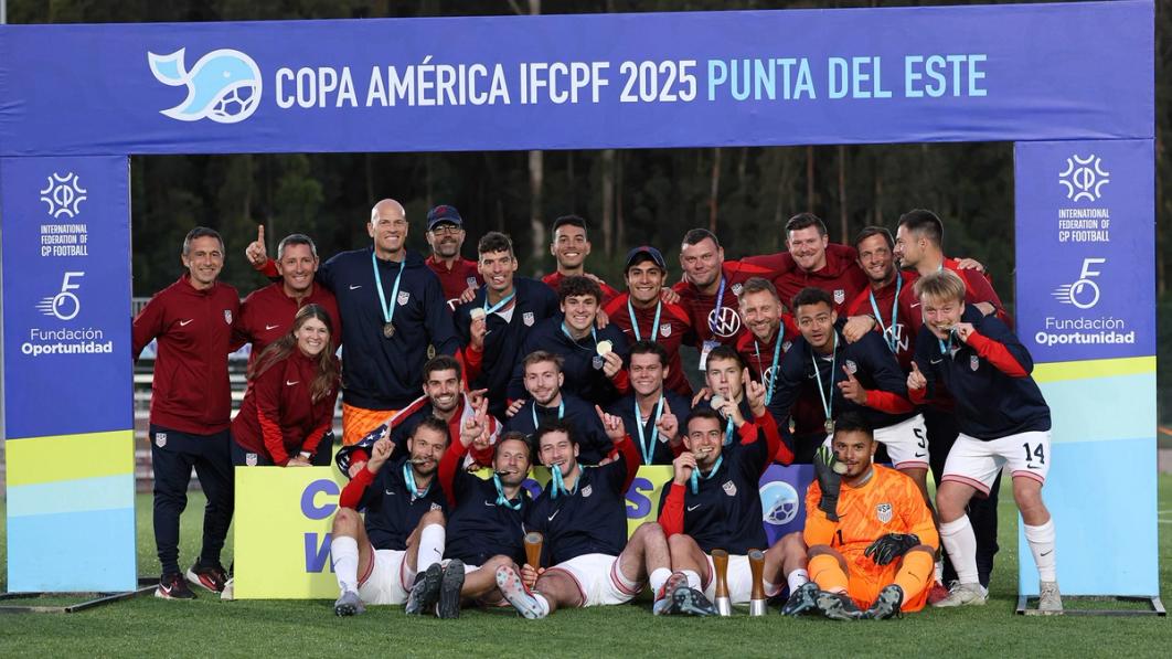 U.S. Men's CP National Team Celebrating 2025 Copa América Title with 4-1 Win Against Argentina