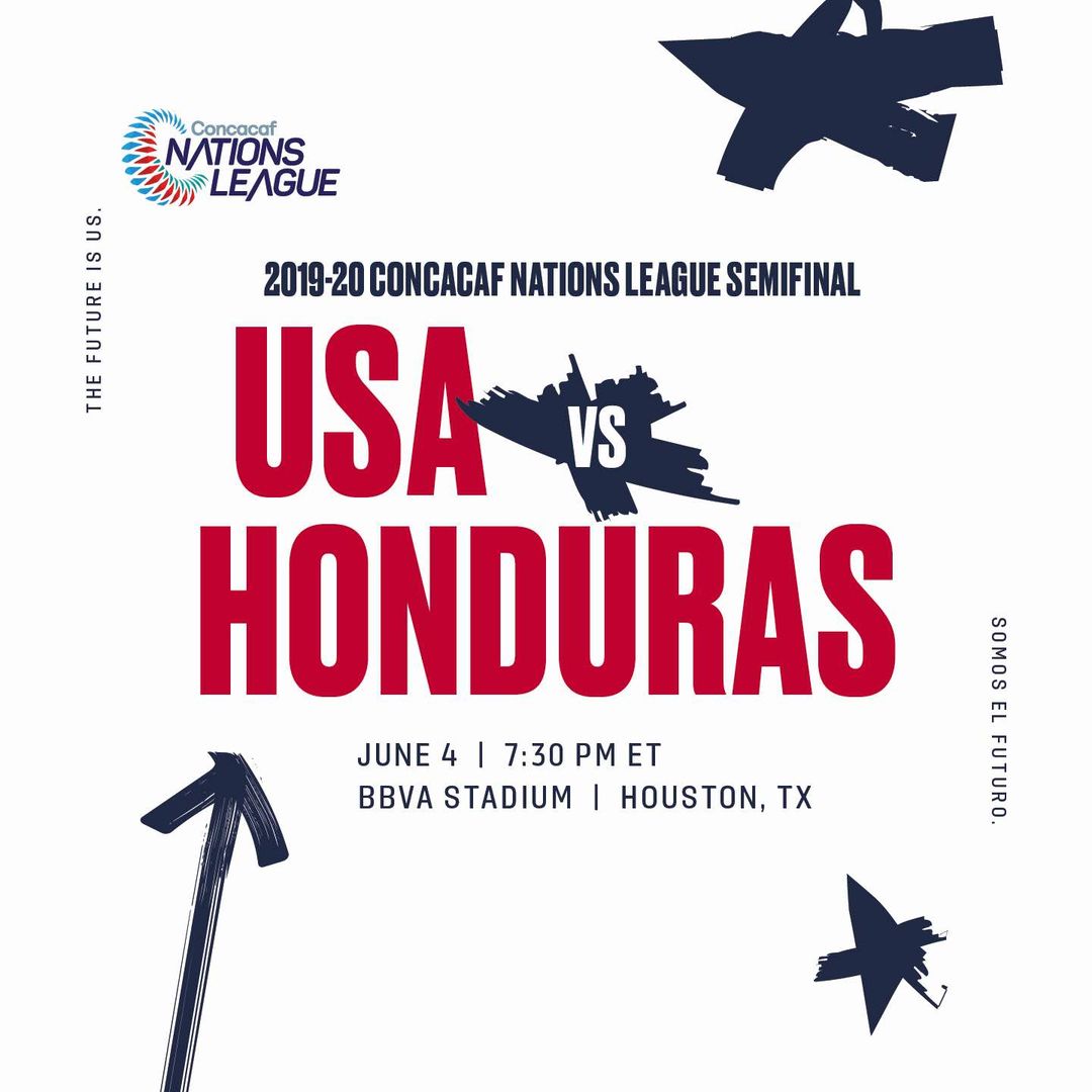 USMNT to Face Honduras in CNL Semifinal on June 4 at Houstons BBVA Compass Stadium