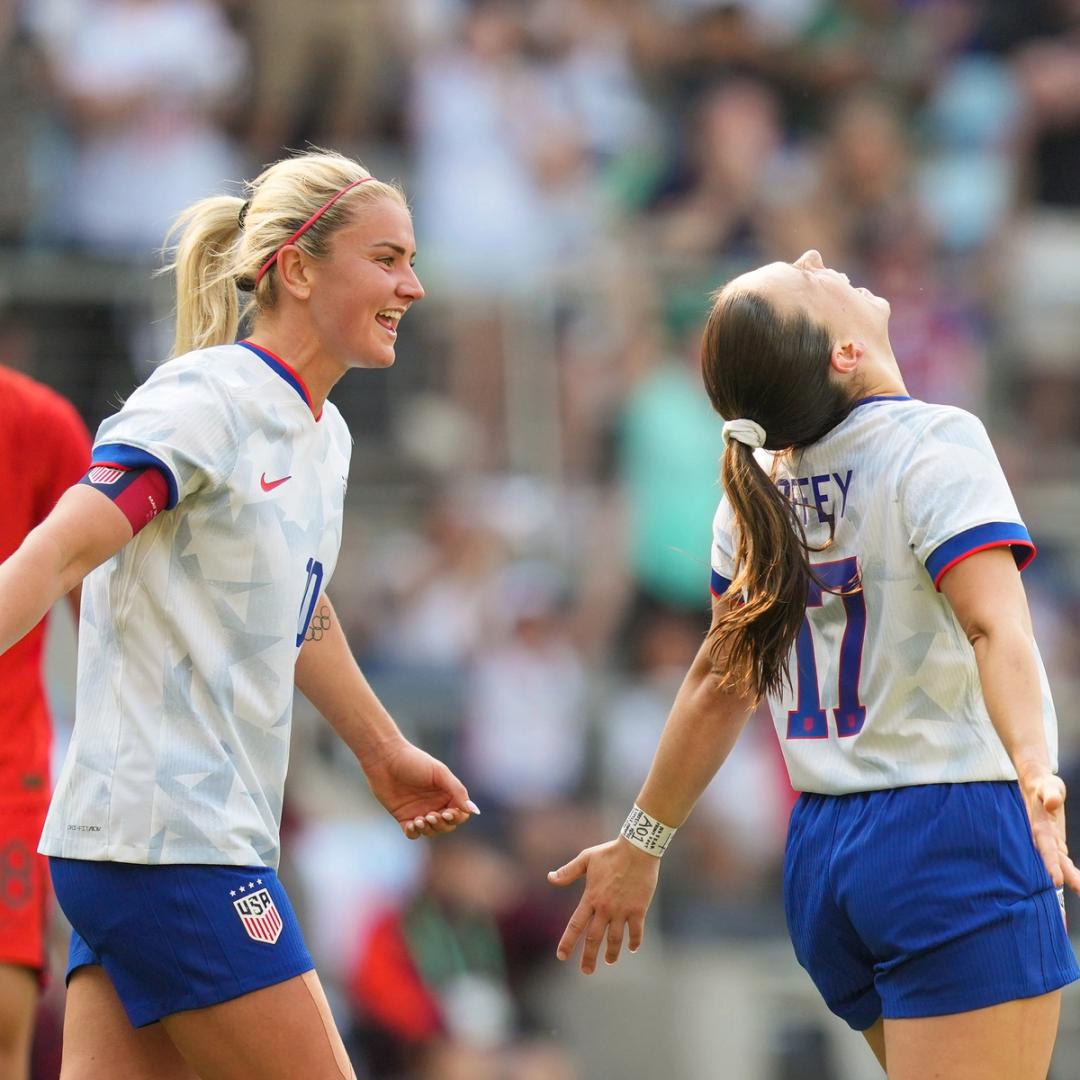 U.S. Women’s National Team Rolls to 3-0 Victory over China in Minnesota on Goals from Catarina Macario, Sam Coffey and Lindsey Heaps