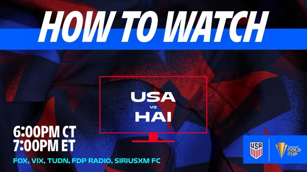 How to watch USA vs. HAI 7 p.m. ET FOX, VIX, TUDN, FDP Radio, SiriusXM FC