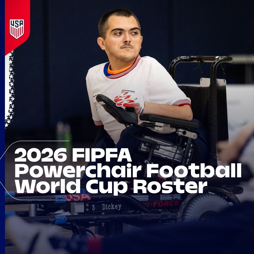 U.S. Power Soccer National Team Head Coach Tracy Mayer Names Final Roster for 2026 FIPFA Powerchair Football World Cup from Oct. 17-23 in Buenos Aires, Argentina