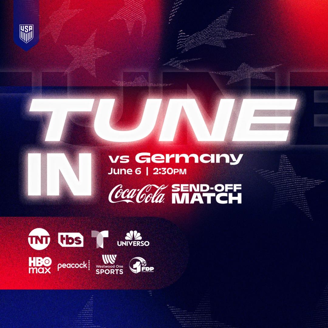 How to Watch: USMNT vs. Germany on Saturday, June 6 in Chicago