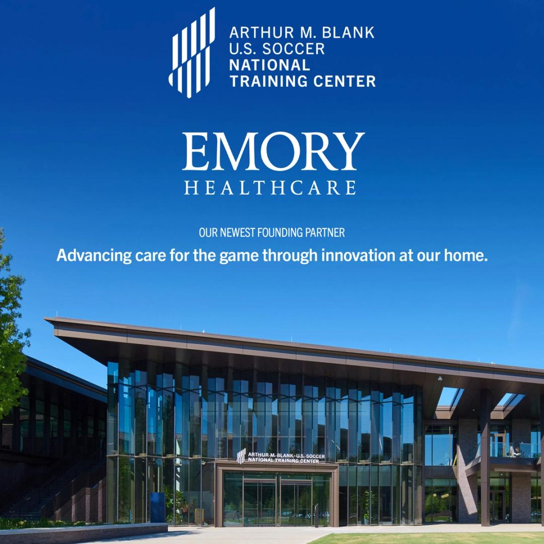Emory Healthcare Named Founding Partner and Official Healthcare Provider of the Arthur M. Blank U.S. Soccer National Training Center