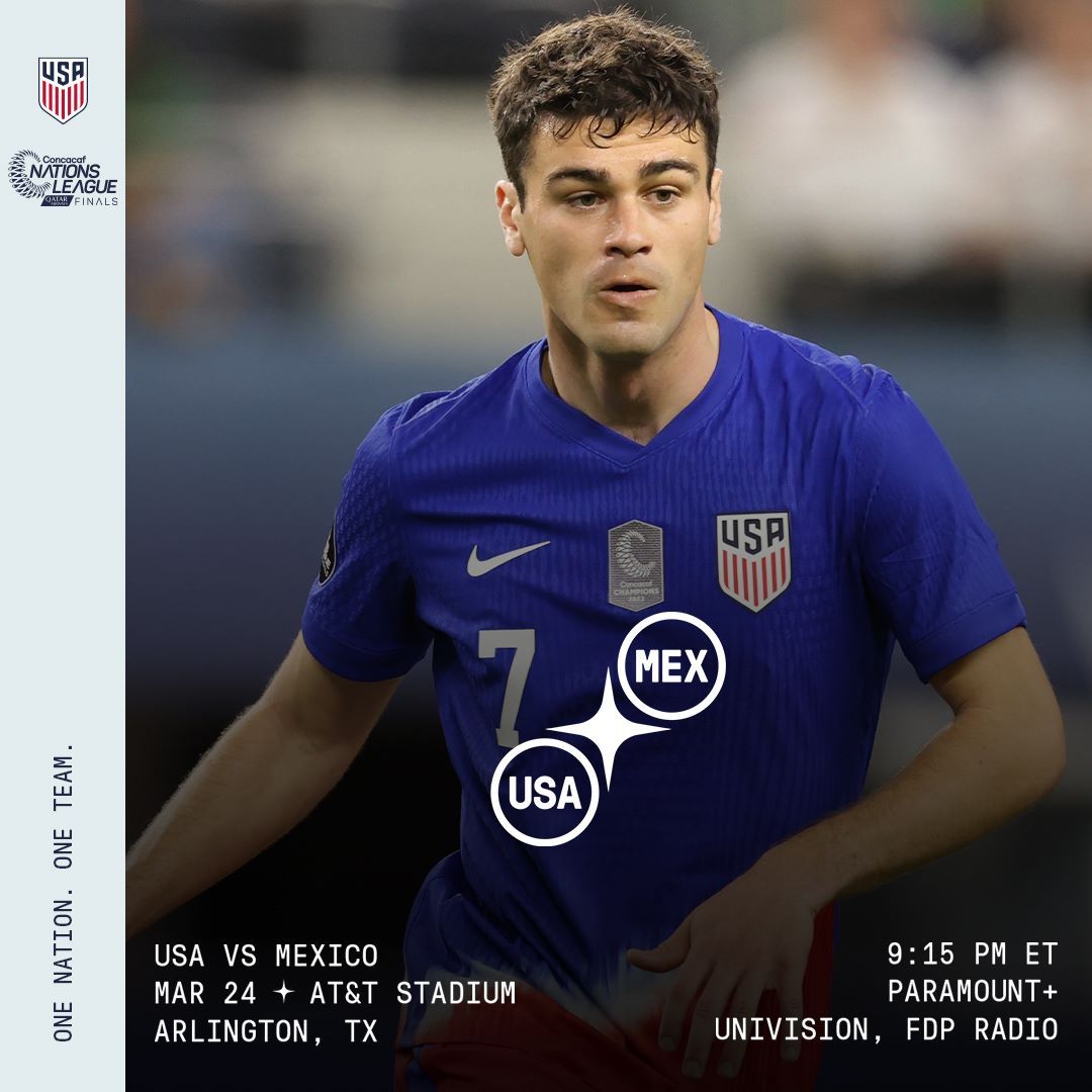 PREVIEW: USMNT Aims for Third-Straight Concacaf Nations League Championship in Sunday’s Final against Mexico