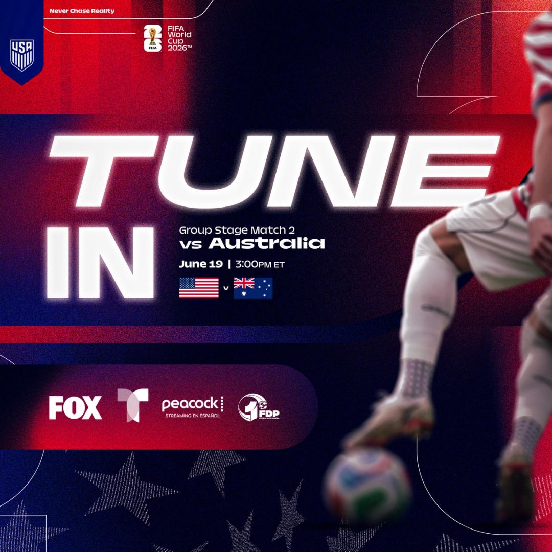 How to Watch: USMNT vs. Australia in the FIFA World Cup on Friday, June 19 in Seattle