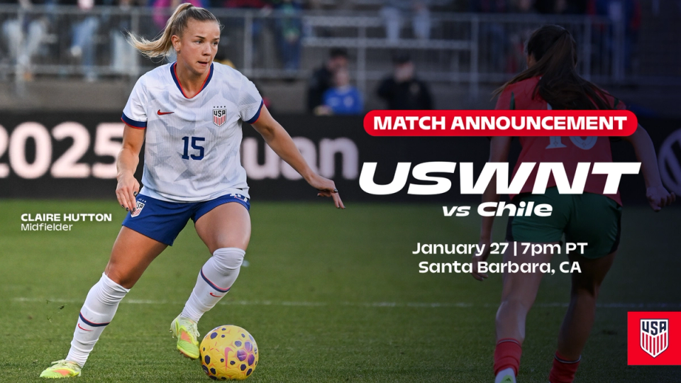 USWNT Will Play an International Match in Santa Barbara for First Time; U.S. Women Last Played at Harder Stadium in 1991