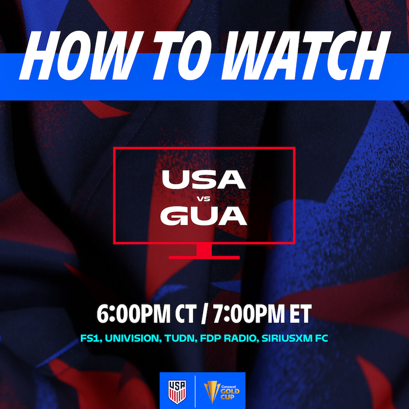How to Watch: USMNT vs. Guatemala in Gold Cup Semifinal