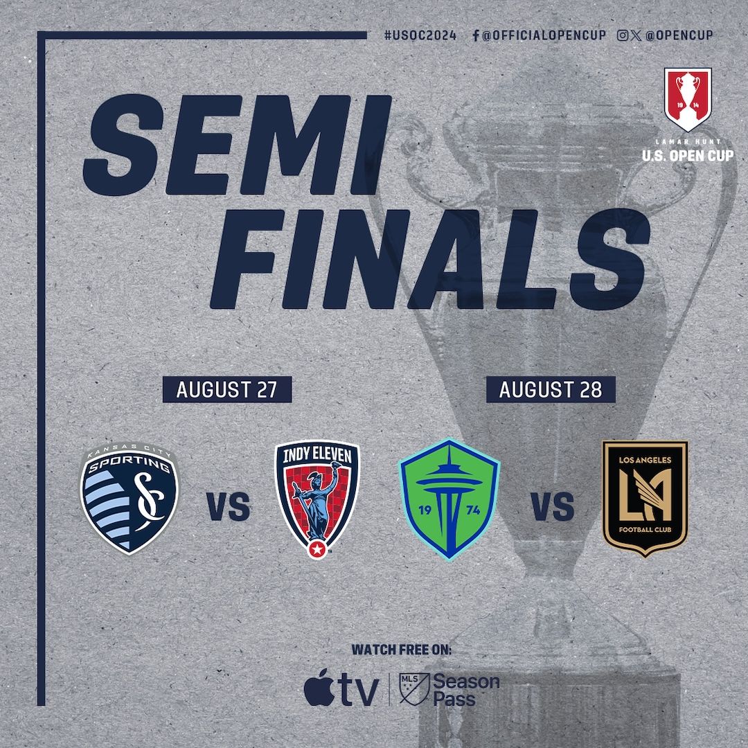 How to Watch and Stream the 2024 U.S. Open Cup Semifinals