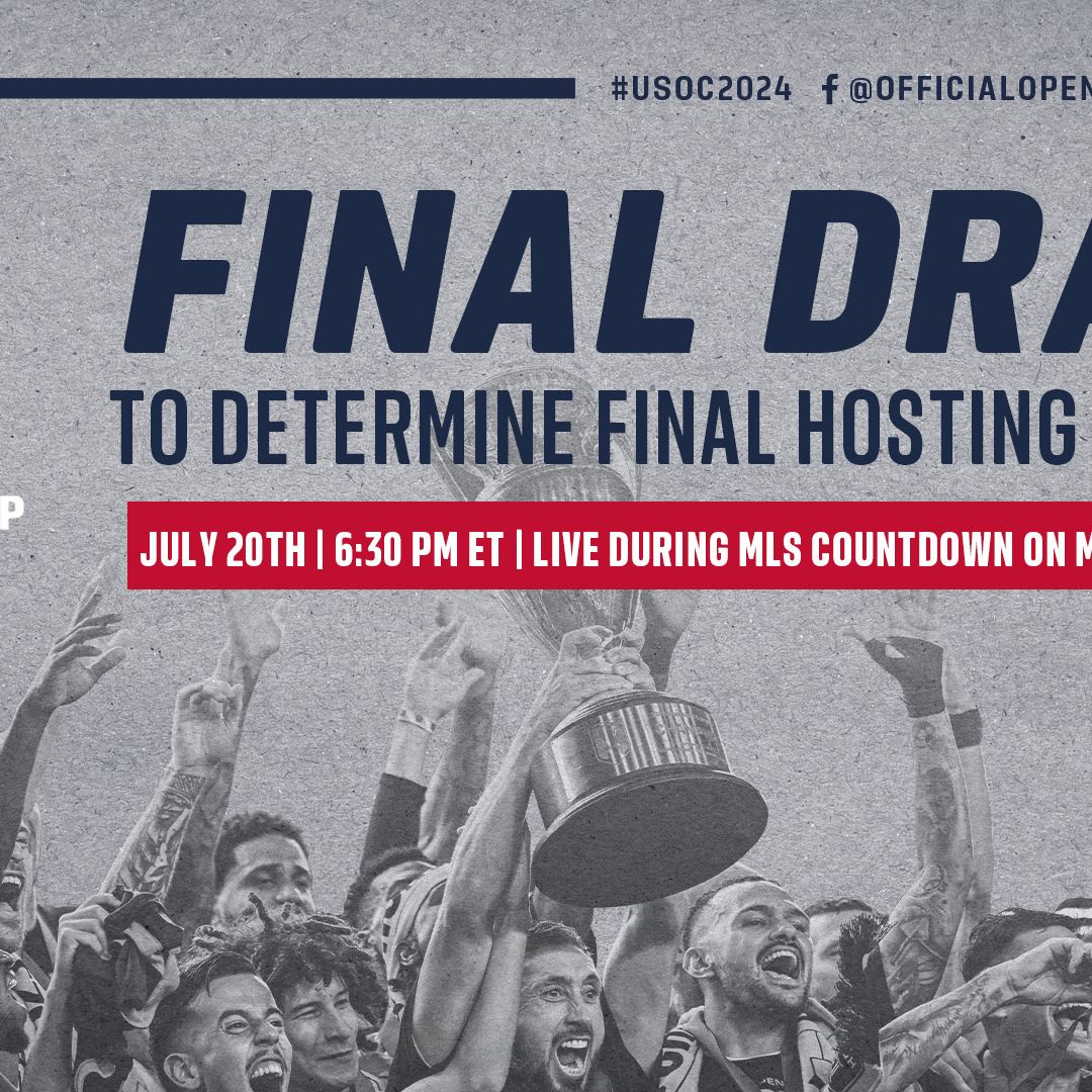 U.S. Soccer to Draw Host Priority Order for 2024 Lamar Hunt U.S. Open Cup Final this Saturday, July 20