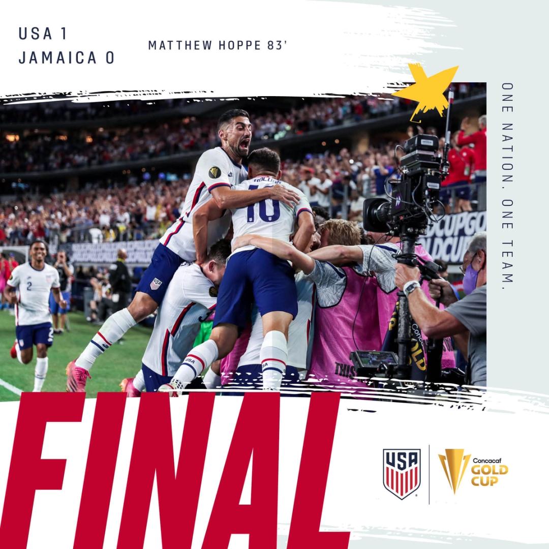 Late Matthew Hoppe Header Sends USA to Concacaf Gold Cup Semifinals With 1-0 Win Against Jamaica