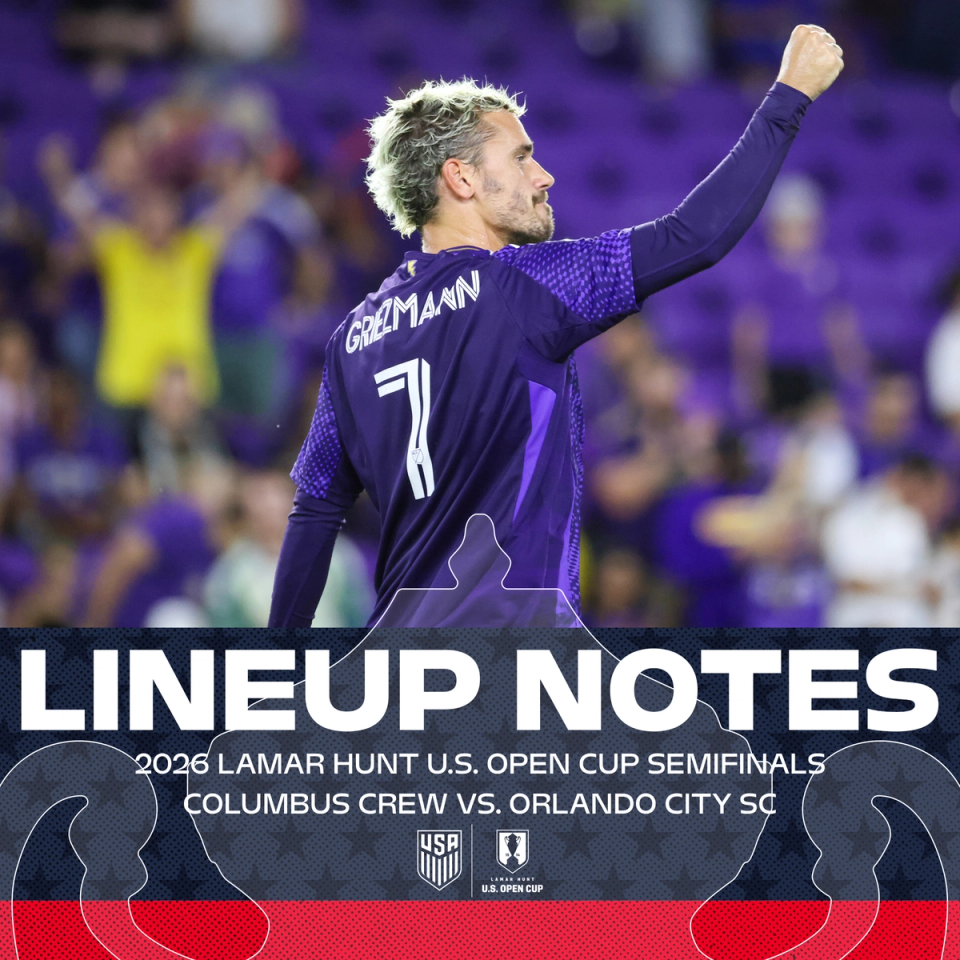 Starting XI and Lineup Notes: Columbus vs. Orlando in the 2026 U.S. Open Cup Semifinal